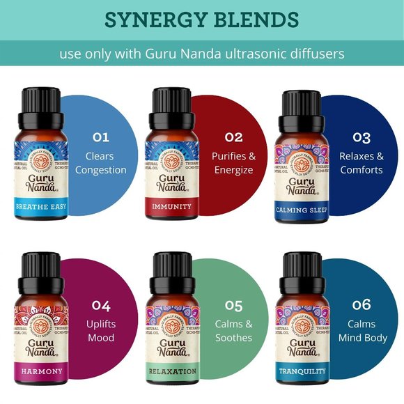 Guru Nanda - 6 Essential Oil Blends Set - Picture 3 of 8